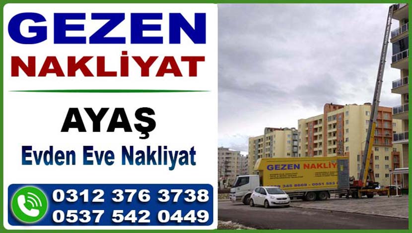 Ayaş evden eve nakliyat