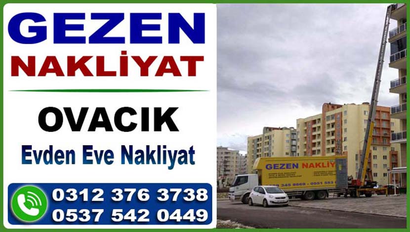 Ovacık evden eve nakliyat – Gezen Nakliyat ekip ve araç